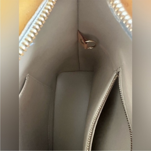 LOUIS VUITTON HOUSTON VERNIS MONOGRAM DAMIER YELLOW GOLD SHOULDER TOTE BAG - Picture 12 of 16